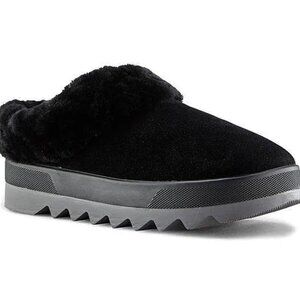 COUGAR Pronya Shearling Slide Slippers Women's Black 10